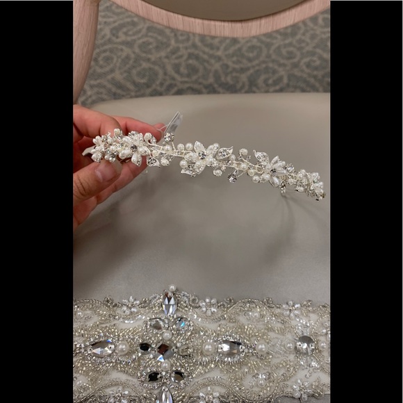 David’s bridal Belt and tiara